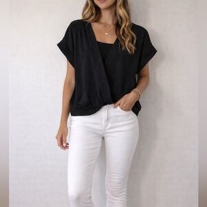 Nine West Black Women's Blouse - Size L